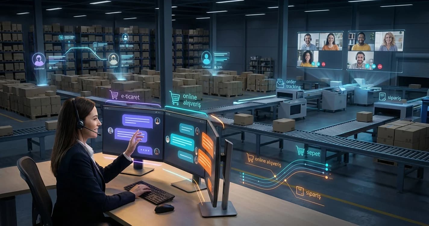 E-Ticaret Siteniz İçin Yapay Zeka Chatbot Neden Şart? - e-ticaret chatbot, online mağaza chatbot, sipariş takip botu görseli