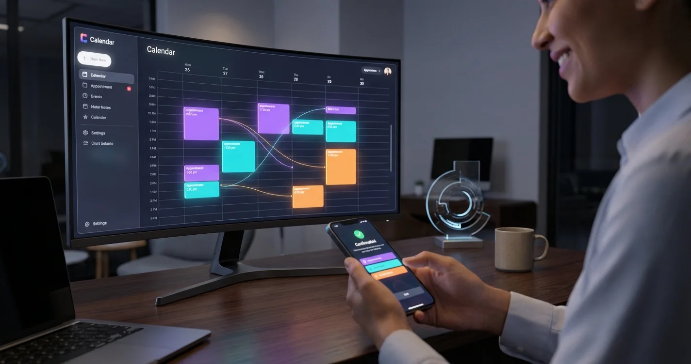 Online Randevu Sistemi: Telefon Trafiğini %80 Azaltın - online randevu sistemi, randevu chatbot, otomatik randevu alma görseli