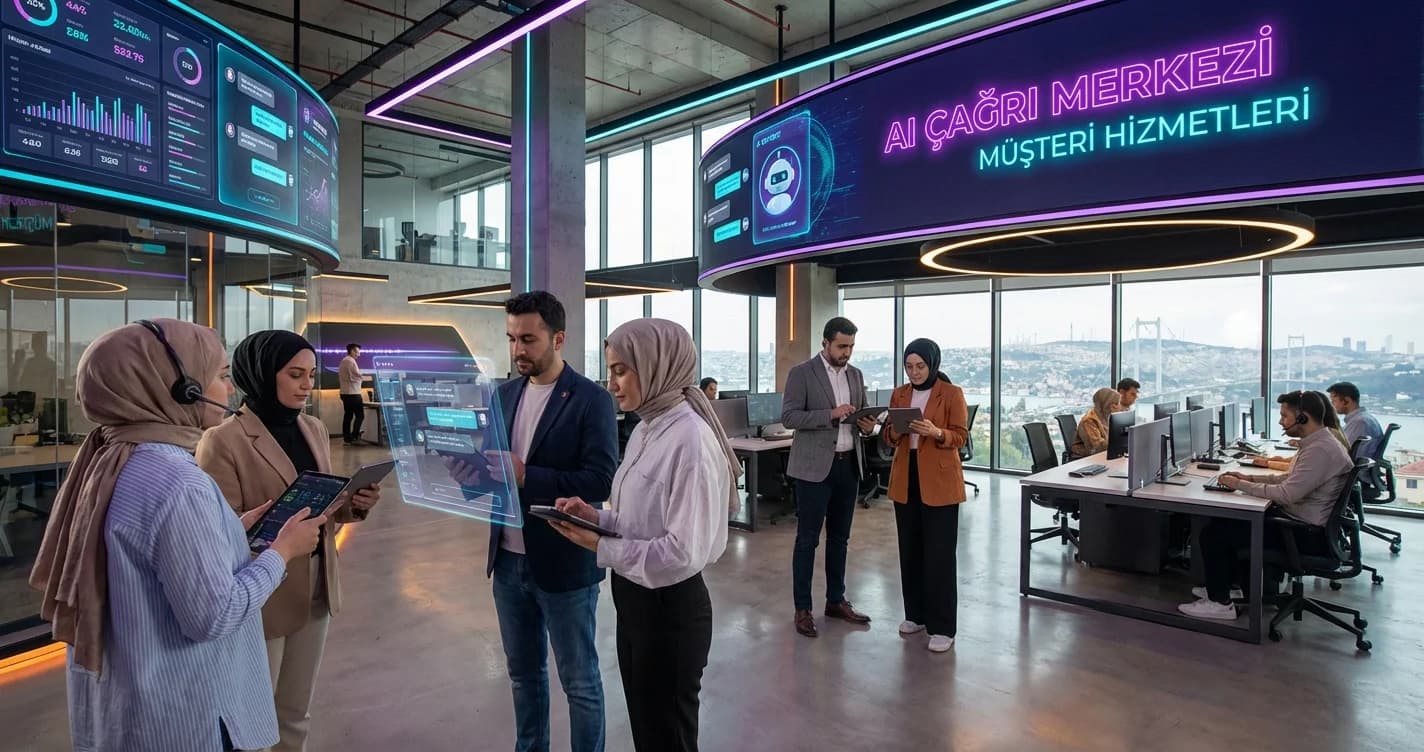 Yapay Zeka Çağrı Merkezi: Maliyetleri %70 Düşürün - yapay zeka çağrı merkezi, ai call center, otomatik çağrı yanıtlama görseli