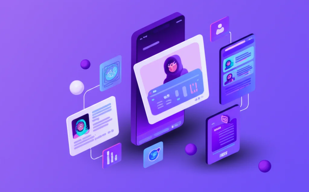 Popüler bir chatbot platformunun arayüzünü gösteren ekran görüntüsü